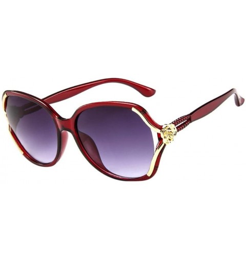 Oversized Oversized Sunglasses Vintage Polarized - D - CJ1960KH0YL $8.48