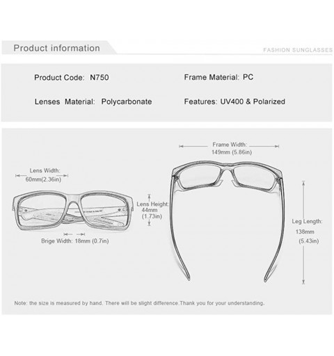 Goggle Genuine Thick Tough Sports Sunglasses 100% Polarized and UV400 Unisex - Black/Blue - CQ199RCIYS9 $21.45