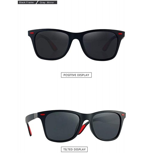 Round Men'S Polarized Reflective Lens Sunglasses Simple Classic Eye Glasses Comfortable Eyewear - Black 3 - C518S5I07YO $6.43