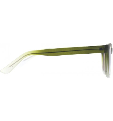 Round Stylish Design Gradient Frame Sunglasses for Men Women - D - CL184UY2H72 $9.74