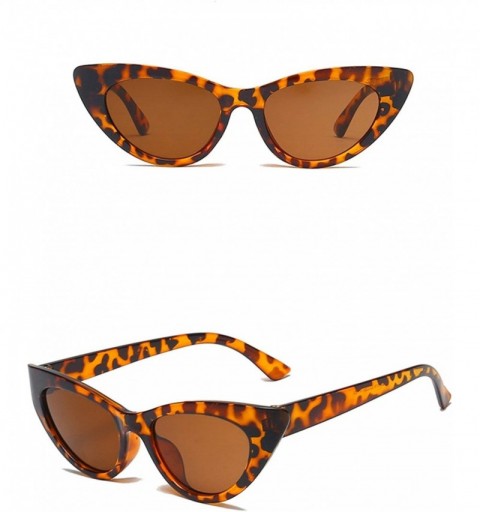 Sport Classic style Cat's Eye Shape Sunglasses for Women PC AC UV400 Sunglasses - Style 7 - CP18SAT7O04 $31.33
