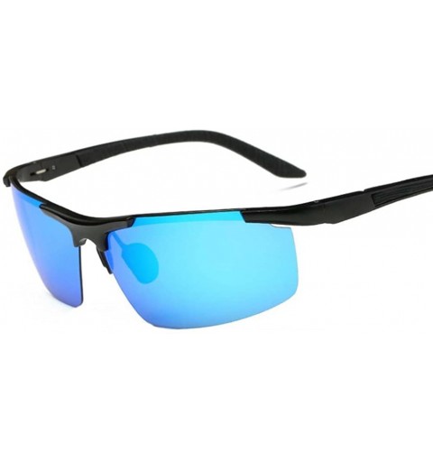 Goggle Polaris outdoor polarized sunglasses men's color sunglasses riding glasses - Black Box - CT1832GDWU9 $26.02