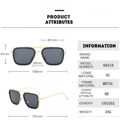 Rectangular Vintage Sunglasses Men Women Goggles Windproof Steam Punk Sun Glasses - C3 - CR194OEX2XO $18.86