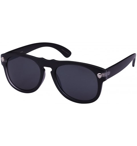 Round 12 Pack Horned Rim Party Aviator Sunglasses Women Men Color Lens - C5185QCLMA8 $23.01