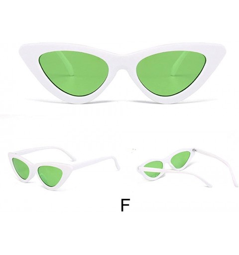 Cat Eye Women Fashion Cat Eye Sunglasses Integrated UV Protection Glasses Kari-4 - F - C018TTCHO9Y $7.05