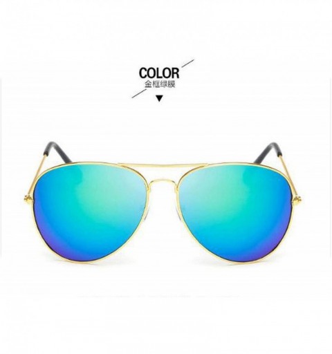 Aviator Small Round Sunglasses Women Glasses Lady Luxury Mirror Retro Metal Sun Yellow Vintage Tiny Female - 6 - CB198ZY3OXQ ...