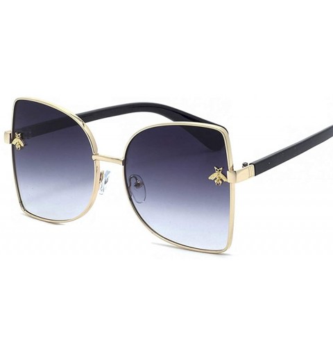 Aviator High-end new fashion sunglasses- pearl big frame sunglasses female trend sunglasses - F - CD18S8S8LRE $37.88