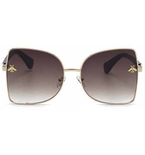 Aviator High-end new fashion sunglasses- pearl big frame sunglasses female trend sunglasses - F - CD18S8S8LRE $37.88