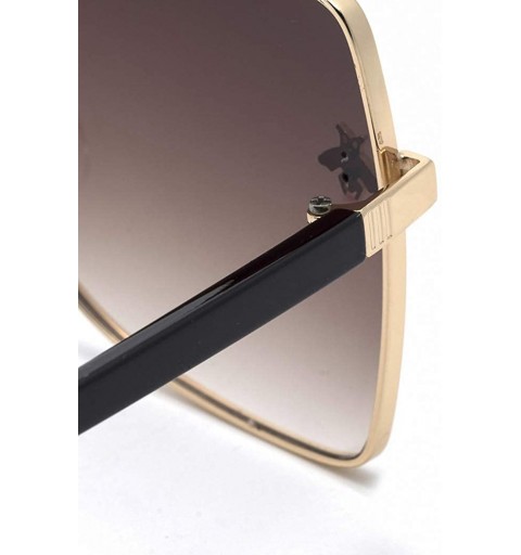Aviator High-end new fashion sunglasses- pearl big frame sunglasses female trend sunglasses - F - CD18S8S8LRE $37.88
