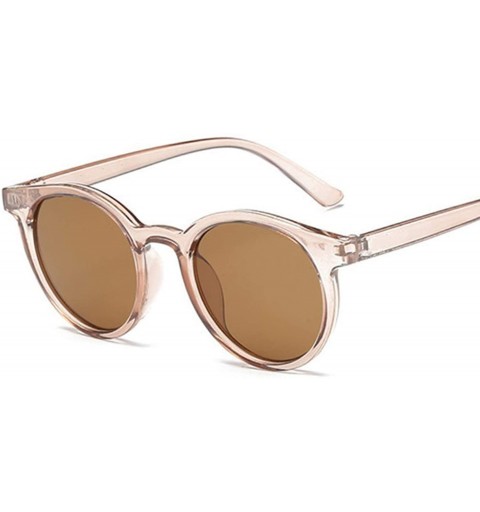 Aviator New Retro Mirror Sunglasses Women Brand Designer Luxury Vintage Cat Eye Sun Glasses Ladies Female UV400 - Blue - CM19...