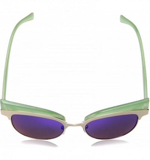 Rectangular Women's Reign Rectangular Sunglasses - Green - CZ17YYUIUM2 $11.80