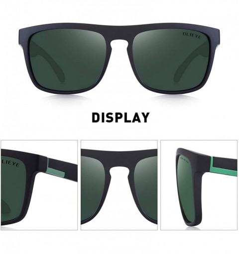 Oversized Vintage Polarized Sunglasses for Women&Men 100% UV Protection Fashion Square Oversized Sunglasses - G15 - CF18Z3A73...
