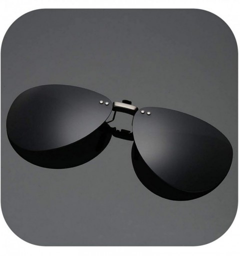 Oversized Mens Polarized Clip Sunglasses Men Women Pilot Sun Glasses UV400 Eyeglasses Night Driving ZB-82 - 5 - CR197Y70NKT $...