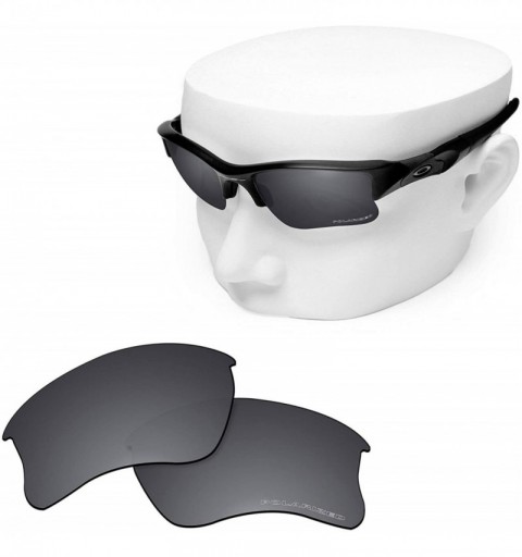 Shield Replacement Lenses Compatible with Flak Jacket XLJ Sunglass - Dark Chrome Polycarbonate Combine8 Polarized - CR18DYMXE...
