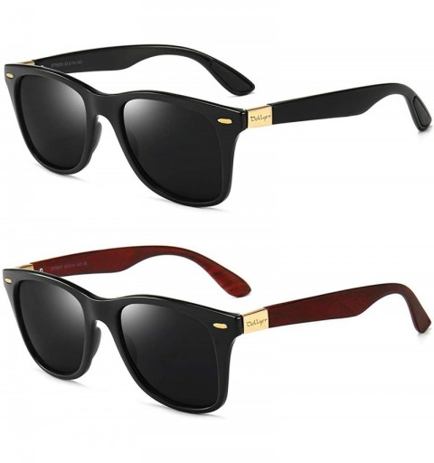 Wayfarer Polarized Sunglasses For Men Women Retro TR90 Frame Square Shades Vintage BRAND DESIGNER Classic Sun Glasses - CV17Y...