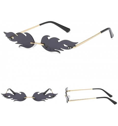 Square Vintage Oval Sunglasses Slender Metal Frames Glasses Candy Colors Gothic Sunglasses for Men Women - A - CU197RIRWDX $1...
