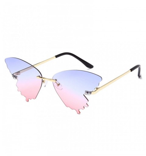 Butterfly Sunglasses Fashion Butterfly Gradient Accessories - C - CE1906KI6GR $9.78