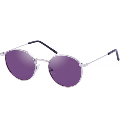 Oval Round Sunglasses Polarized Sunglasses For Women Men Circle Glasses TREND ALERT - C518SUY23GW $13.21