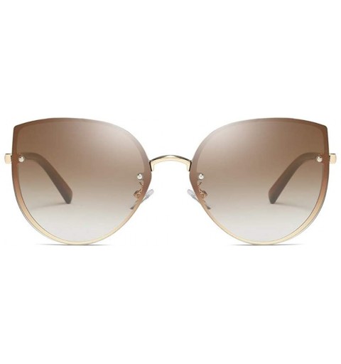 Rectangular Metallic Sunglasses Men And Women Personality Glasses Frame Trendy Punk Wind Glasses Frame Retro Glasses - C018Z3...