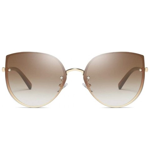 Rectangular Metallic Sunglasses Men And Women Personality Glasses Frame Trendy Punk Wind Glasses Frame Retro Glasses - C018Z3...