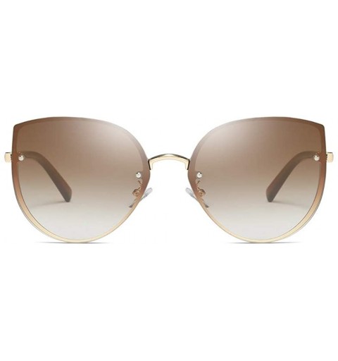 Rectangular Metallic Sunglasses Men And Women Personality Glasses Frame Trendy Punk Wind Glasses Frame Retro Glasses - C018Z3...