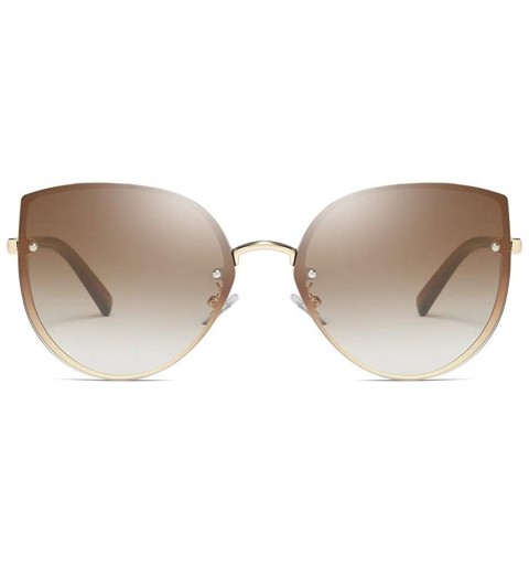 Rectangular Metallic Sunglasses Men And Women Personality Glasses Frame Trendy Punk Wind Glasses Frame Retro Glasses - C018Z3...