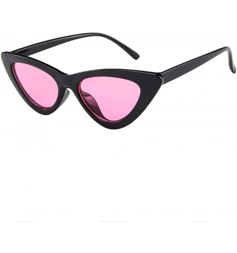 Square Women Retro Fashion Goggles Mirror Protection Cat Eye Sun Glasses - A - CN18Q3SUAUW $8.20
