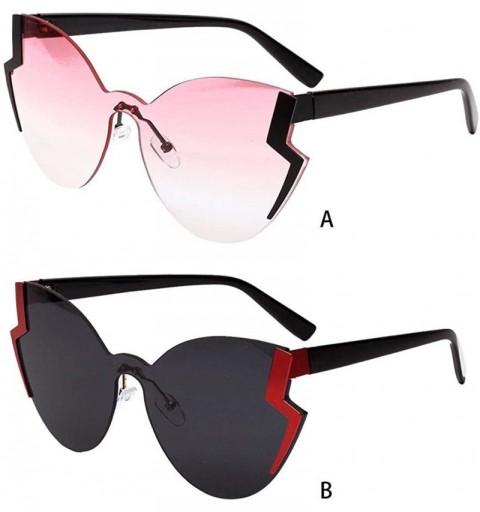 Sport Oversized Polarized Sunglasses REYO Protection - Pink - CP18NX99D6E $17.51