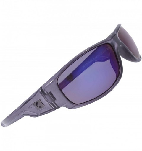 Wrap Formula Men's Sport Polarized Sunglasses- Wrap-Around Sun-Blocking Frame- 100% UV Protection Full Coverage Lens - C8197C...