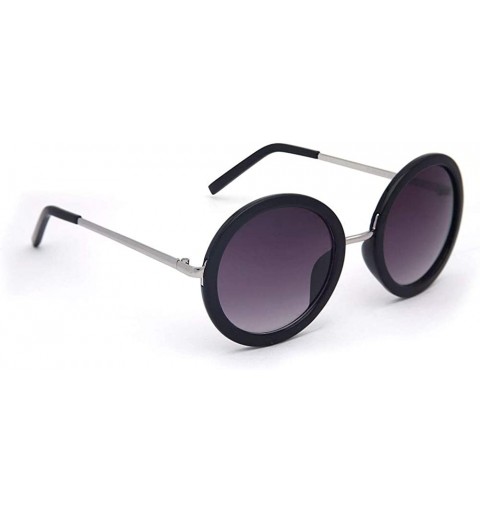 Round Oversized Round Sunglasses for Women Retro Hippie Vintage Inspired Style UV400 Lens Glasses - CP189SE2EQO $11.32