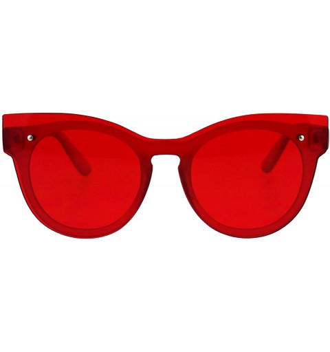 Butterfly Womens Fashion Sunglasses Unique Layered Lens & Frame UV 400 - Red - CR18KO8Z577 $13.00