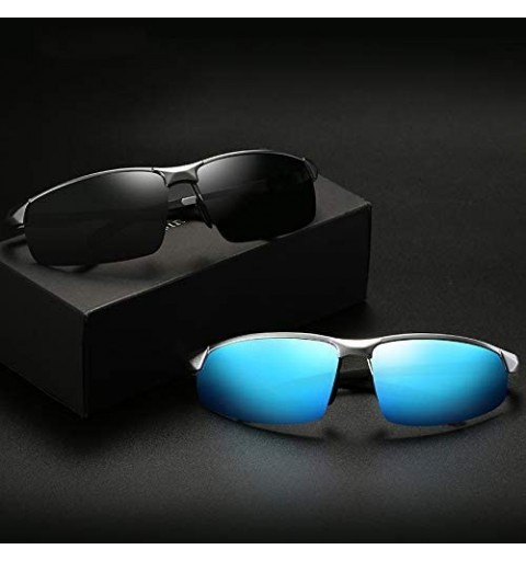 Rimless Polarized Sunglasses Women Men Driving Pink Sun Glasses Fashion Aviation Metal Frame Rimless Sunglasses - CI18RDTL0XI...