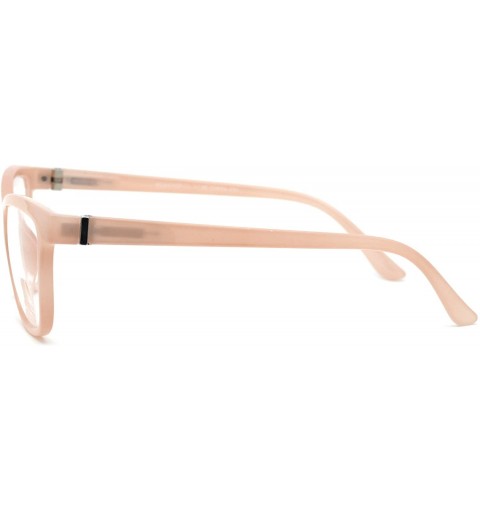 Rectangular Womens Horn Rim Rectangular Bi-focal Reading Glasses - Beige - CT193XQMK43 $12.05