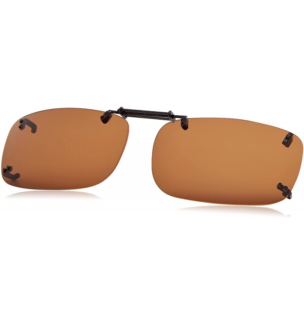 Rectangular Haven-15 Rec Rectangular Sunglasses - Amber - C011KCBX7Y5 $22.77