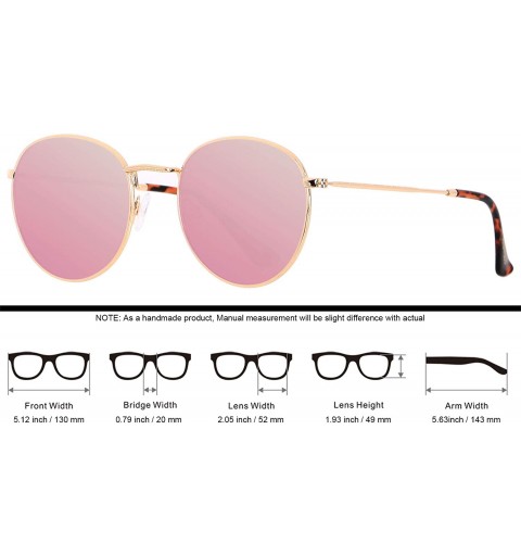 Round Round Sunglasses Circle for Women Small Polarized Men Retro Trendy Vintage Sun Glasses JADE - CN18WHDXKRX $12.60