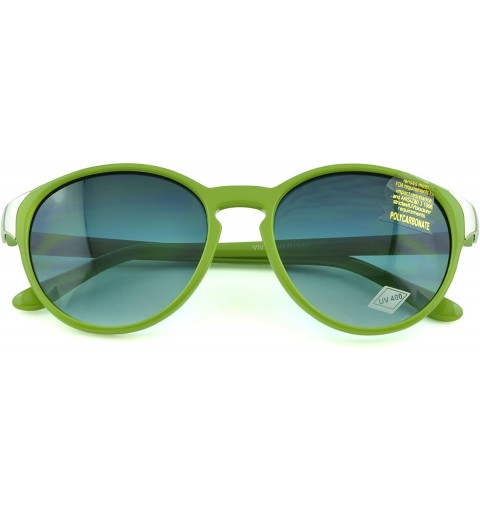 Wrap Modern and Bold Womens Fashion Sunglasses with UV Protection - Green1034 - CD12D1KXTWN $9.27