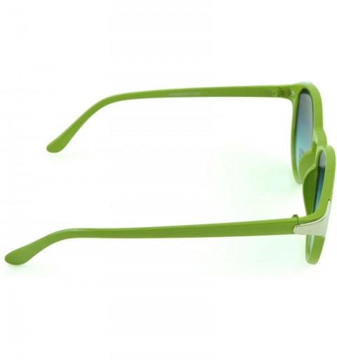 Wrap Modern and Bold Womens Fashion Sunglasses with UV Protection - Green1034 - CD12D1KXTWN $9.27