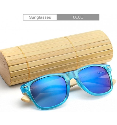 Goggle 2018 Bamboo Sunglasses Wooden Wood Retro Vintage Summer Glasses for Men Women - Q - CQ18EM66OSC $9.16