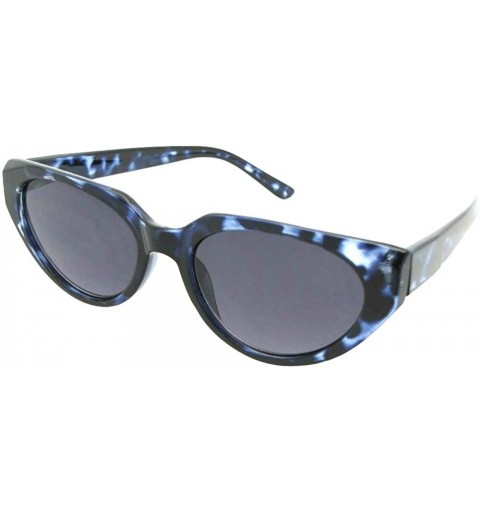 Cat Eye Cat Eye Reading Sunglasses for Women R91 - Blue Tortoise Gray Lenses - CH18LCIH6YH $13.05