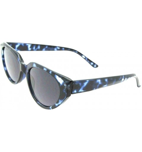 Cat Eye Cat Eye Reading Sunglasses for Women R91 - Blue Tortoise Gray Lenses - CH18LCIH6YH $13.05
