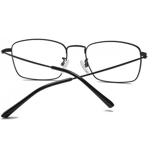 Square Retro Myopia Photochromic Sunglasses High-end Metal Frame Trend Square Transition Nearsighted Optical Glasses - CK192E...