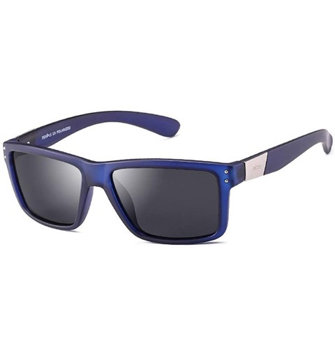 Aviator TAC lens PC frame sunglasses - personality with polarized sunglasses - B - CK18RY8E3IH $42.96
