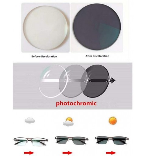 Oval Fashion Sunglasses Designer Photochromic nearsighted - C518SNEU6SQ $25.96