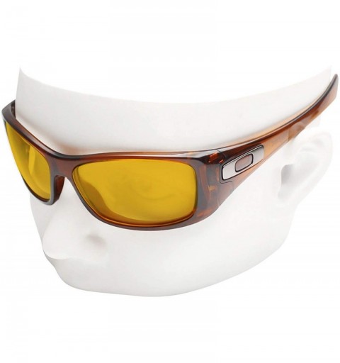 Shield Replacement Lenses Compatible with Oakley Hijinx Sunglass - Hd Yellow Non-polarized - CT1857I4AHT $15.74