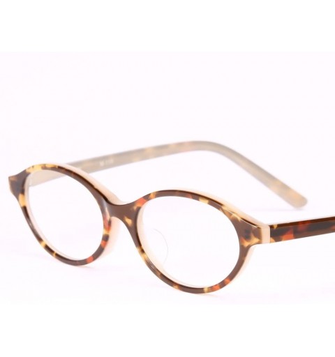 Oval Blocking Reading Glasses Tortoise - Earth - CI18E9QZX6D $48.95