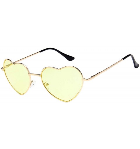 Goggle Love Heart Sunglasses Retro Women Sun Glasses Red Yellow Pink Gafas Shades Vintage Eyewear UV400 - 10 - CD197Y778HZ $2...