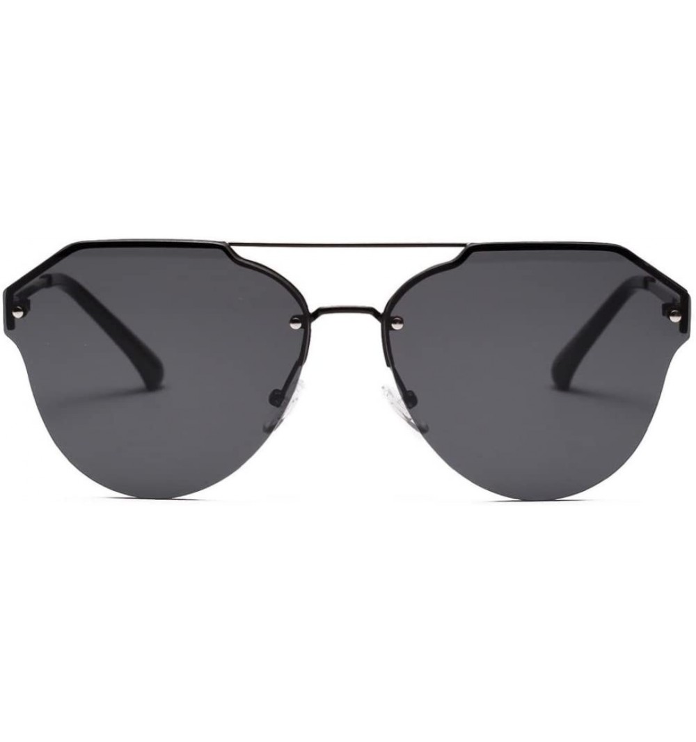 Unisex Sunglasses Vintage Glasses - Gray - CA18EKC2AUU