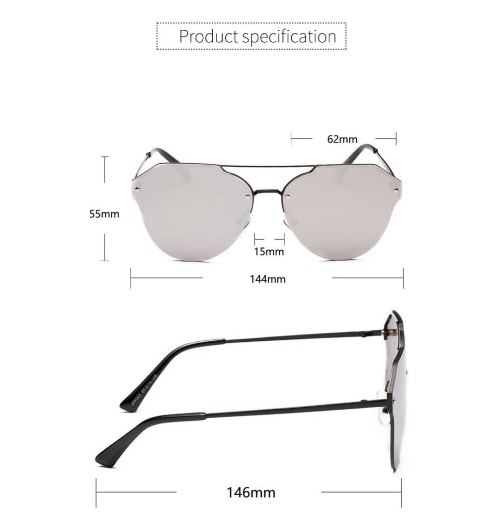 Unisex Sunglasses Vintage Glasses - Gray - CA18EKC2AUU