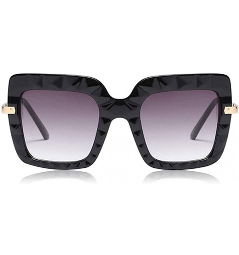 Square Square Sunglasses Women Shades Oversized Sun Glasses 2020 Luxury Vintage Hot New Trends - C4 Black Gray - C0198KENR0W ...