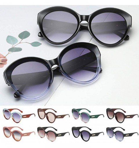 Rimless Aviator Sunglasses for Women Polarized Mirror UV Protection Round Oversized Vintage Shades Sunglasses Eyewear - A - C...
